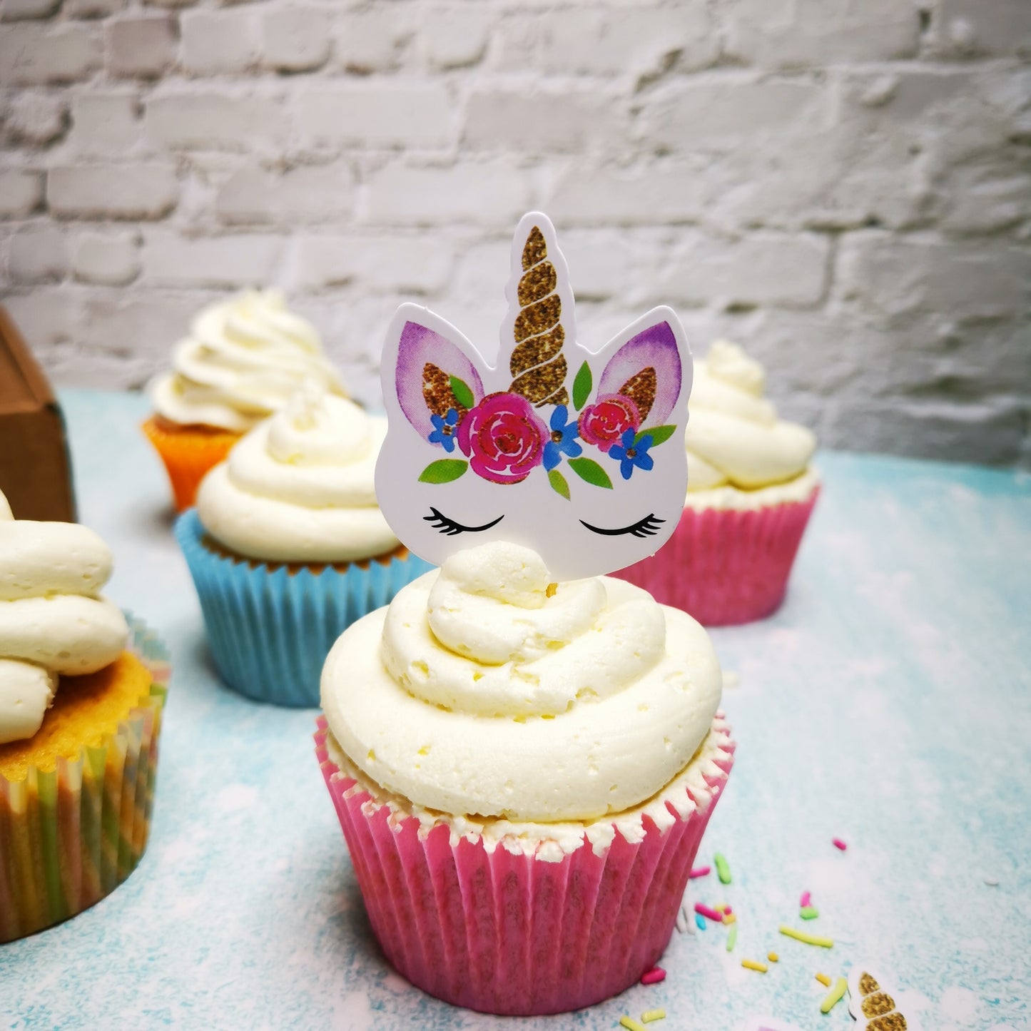 Cute Unicorn Cupcakes Kit Ready Made Party Bag