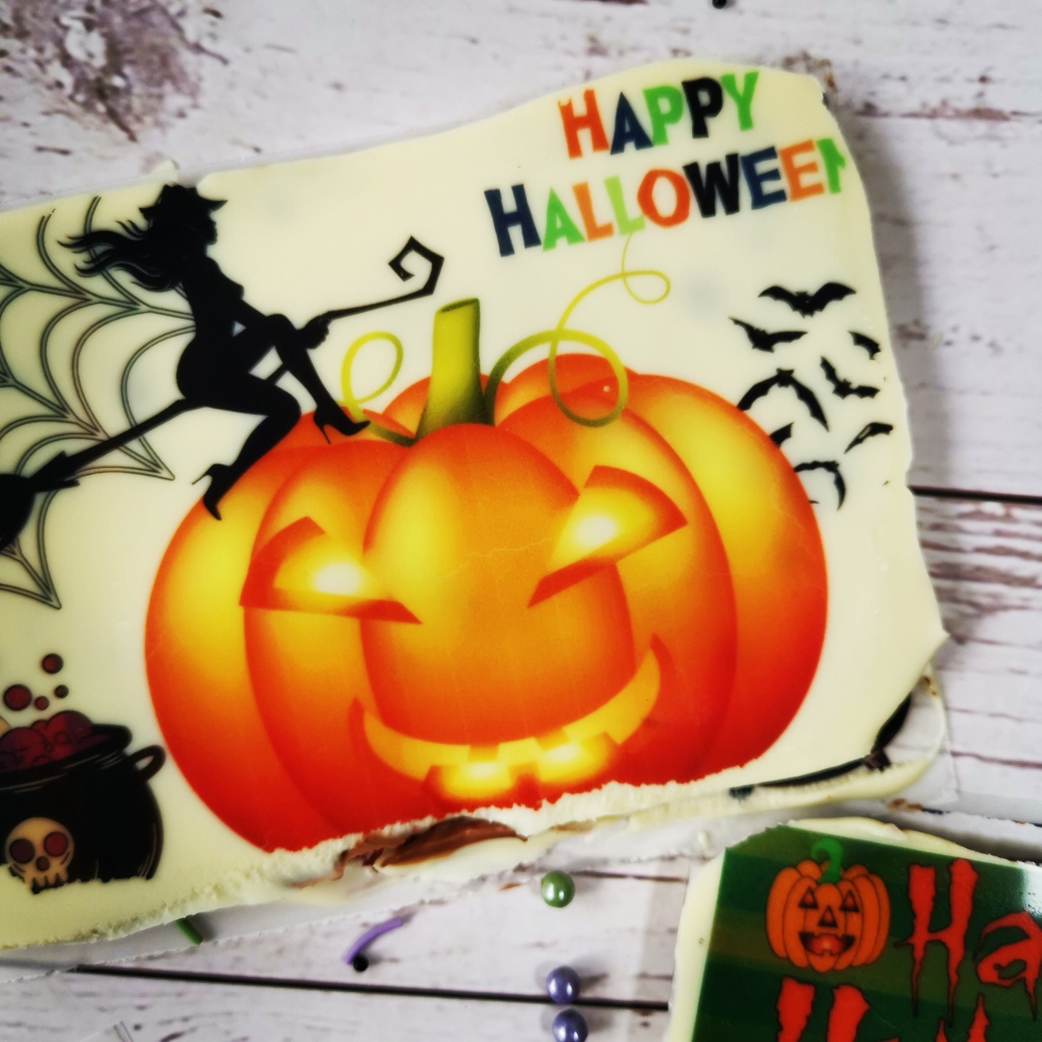 Personalised Halloween Chocolate Bar Kit Make your own Halloween Tre