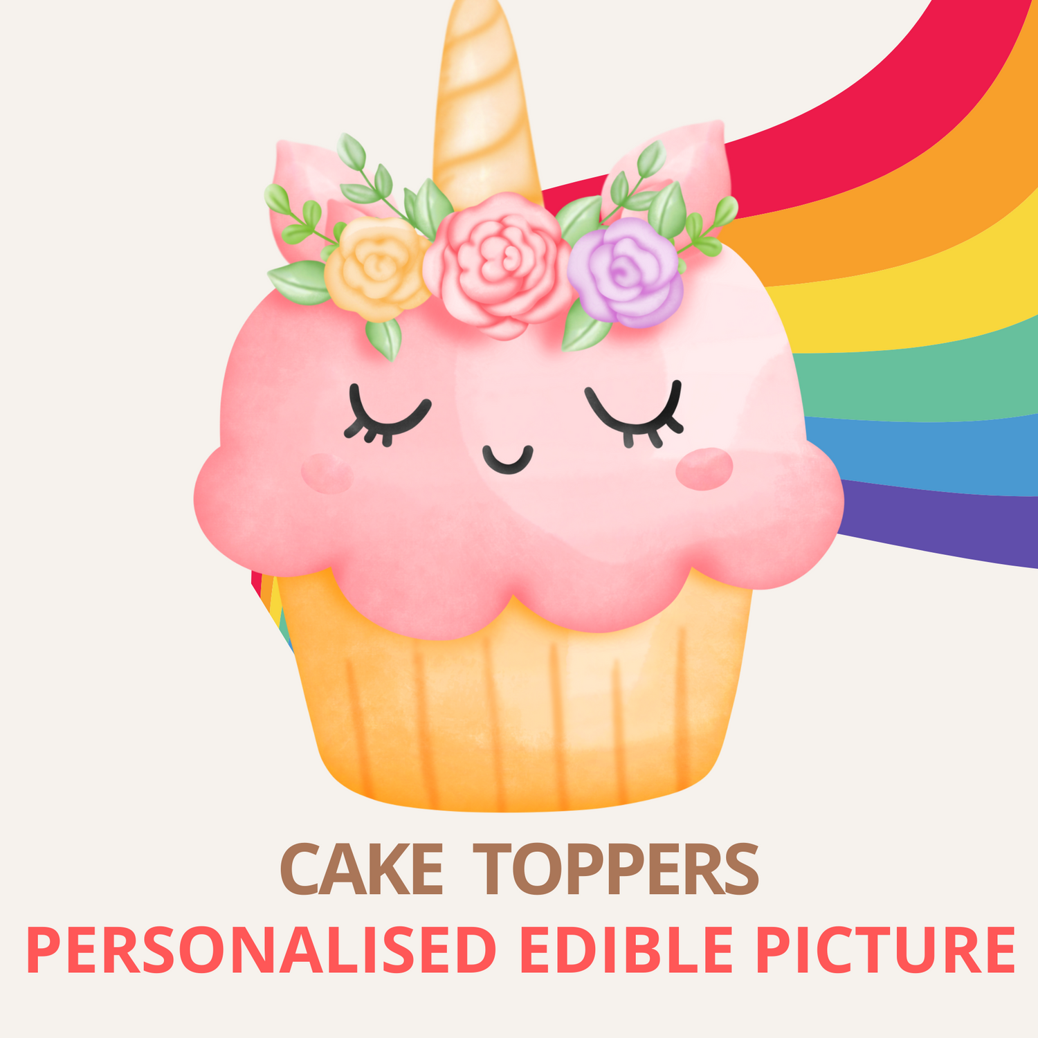 Printed Edible Cake Toppers