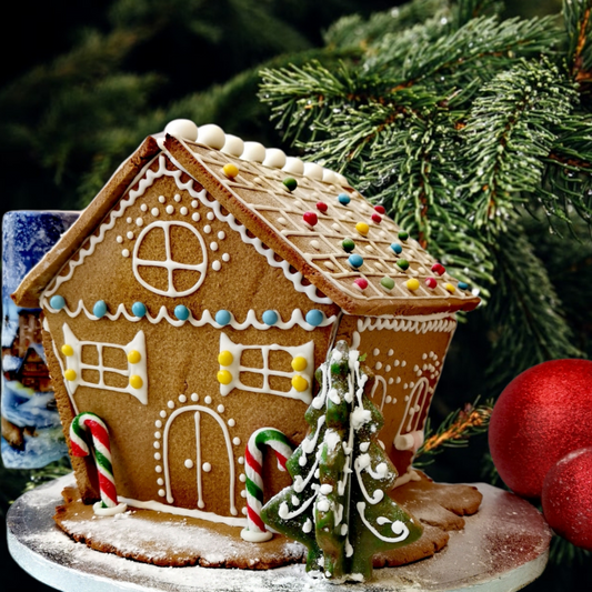 Gingerbread House DIY Christmas Baking Kit - with Full Video Tutorial