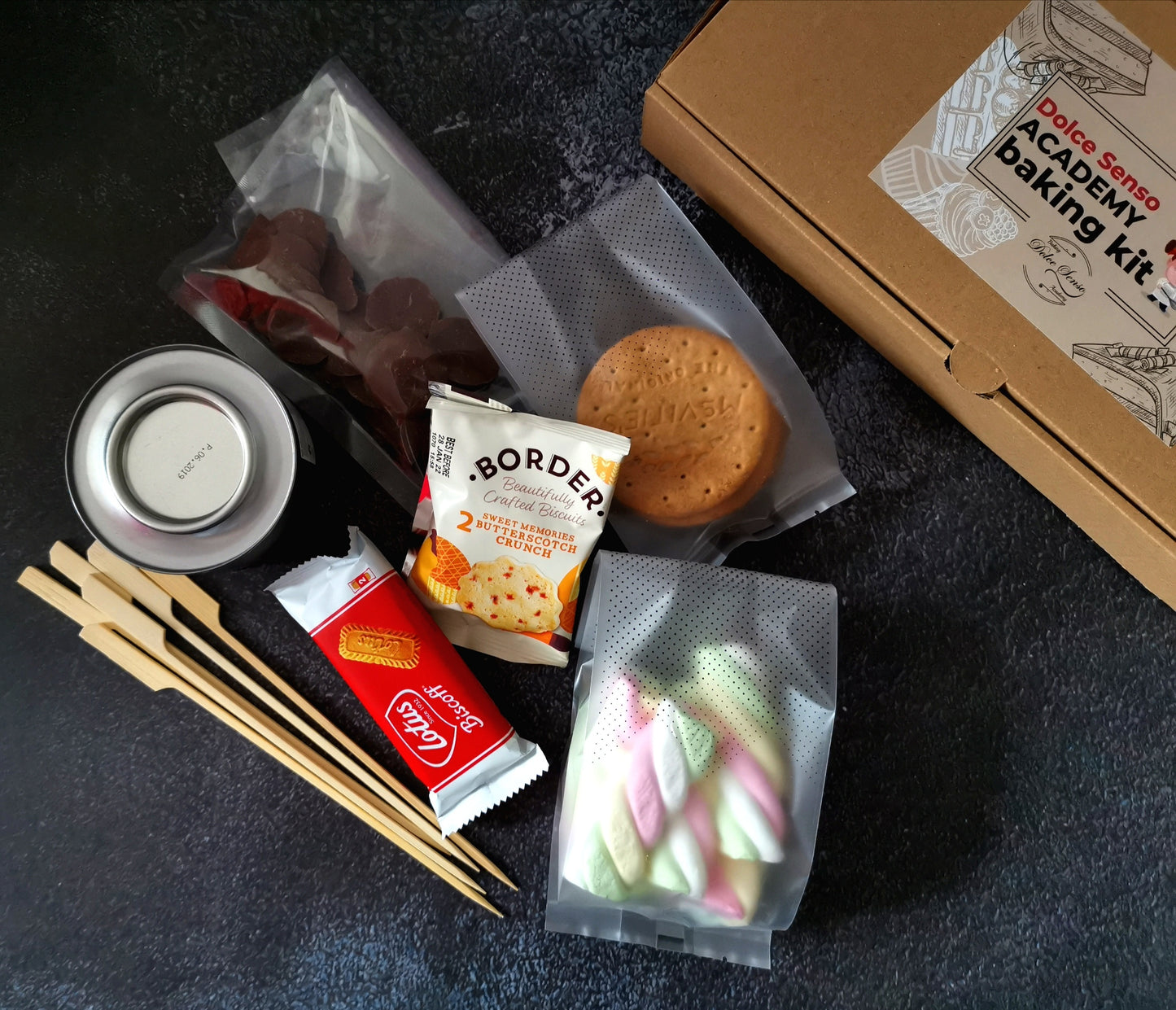 Toasted Marshmallow Kit- Rainbow S'mores Gift Set