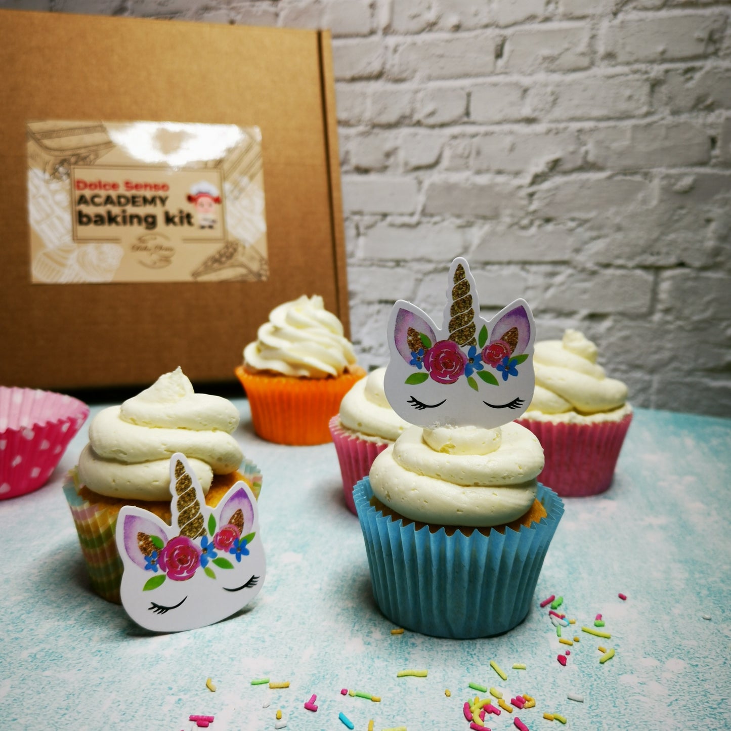 Cute Unicorn Cupcakes Kit Ready Made Party Bag