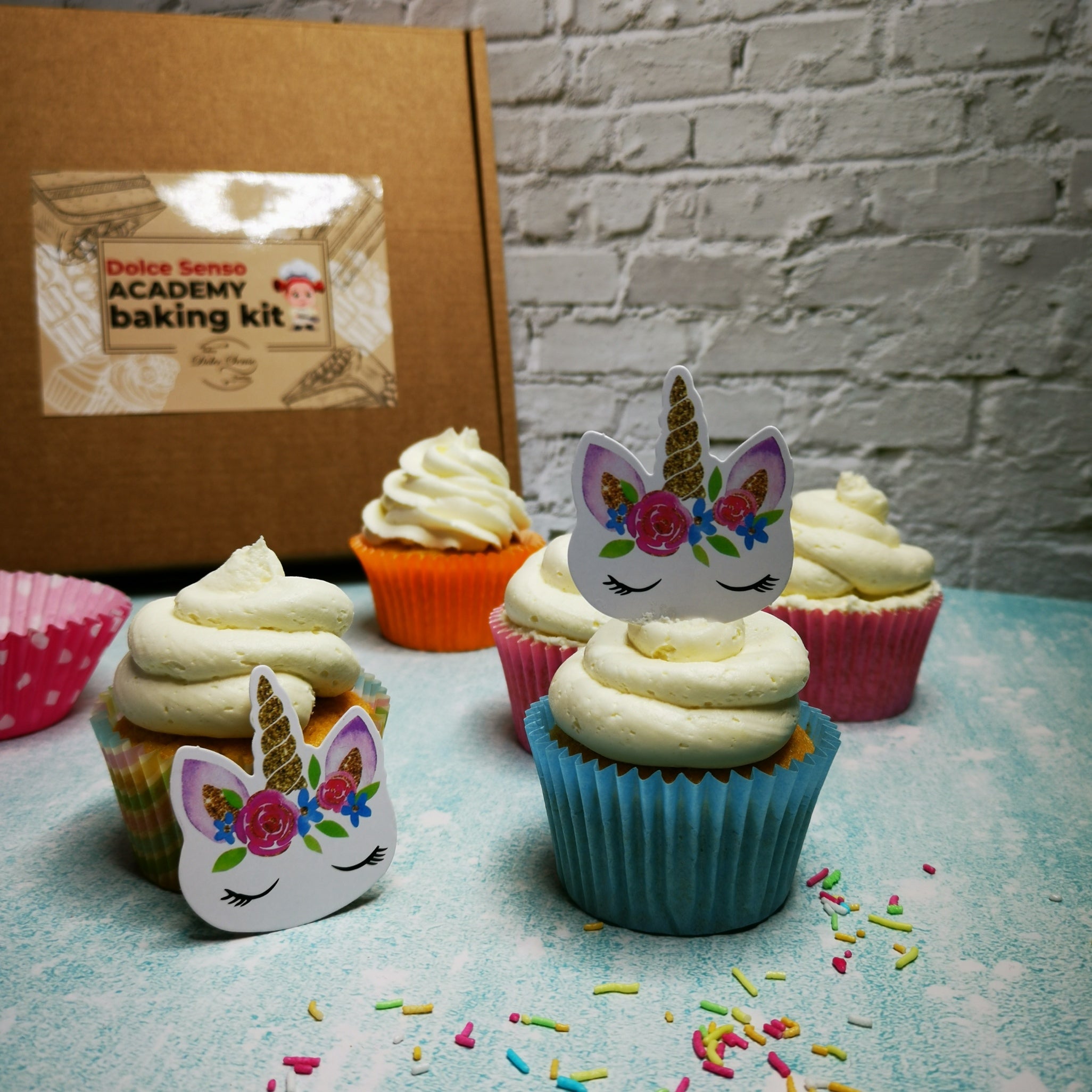 Cute Unicorn Cupcakes Kit Ready Made Party Bag