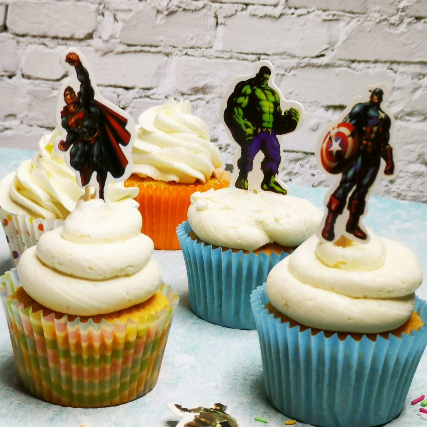 Be a Superhero Cupcake Kit Ready Made Party Bag