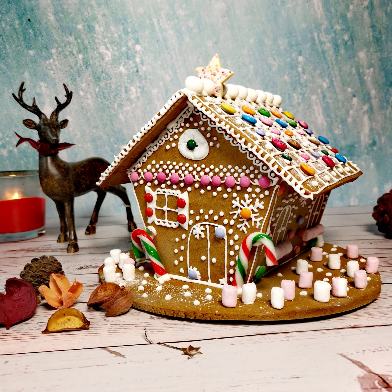 Gingerbread House DIY Christmas Baking Kit - with Full Video Tutorial